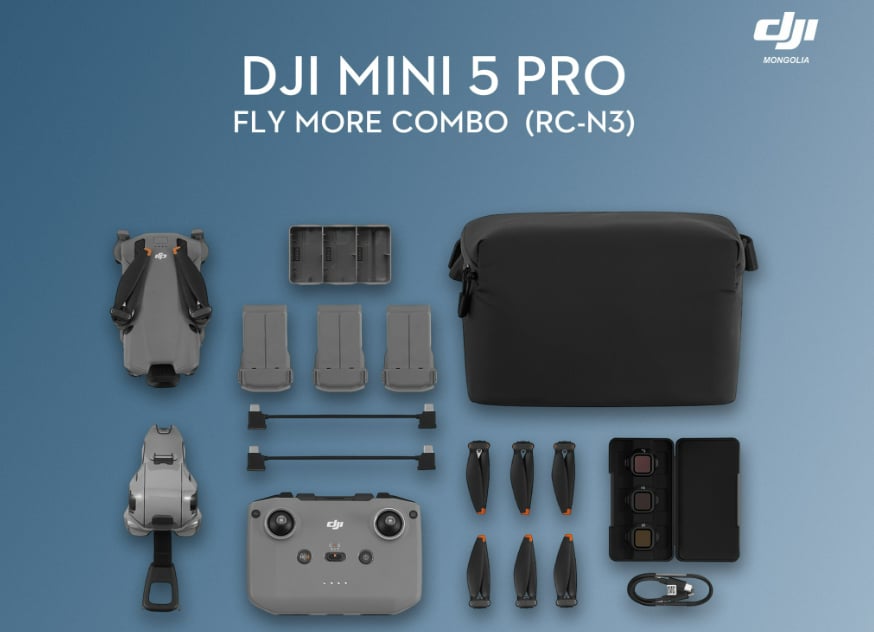 DJI MINI 5 PRO FLY MORE COMBO (RC-N3)