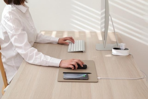 HANDS 3 Pro Combo - Fast Wireless Charging Mouse Pad + Wireless Rechargeable Mouse