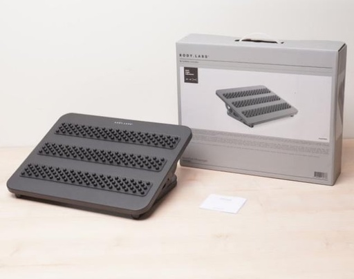 [601] KomFort Massager Footrest - Ergonomic Multi-Position Angle Adjustable Footrest with Massage Surface